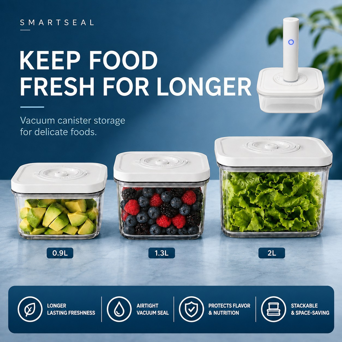 SmartSeal Vacuum Canister Set