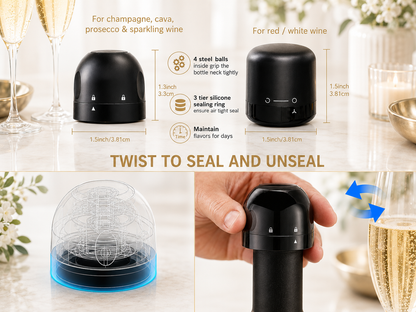 AirLock Champagne Stopper