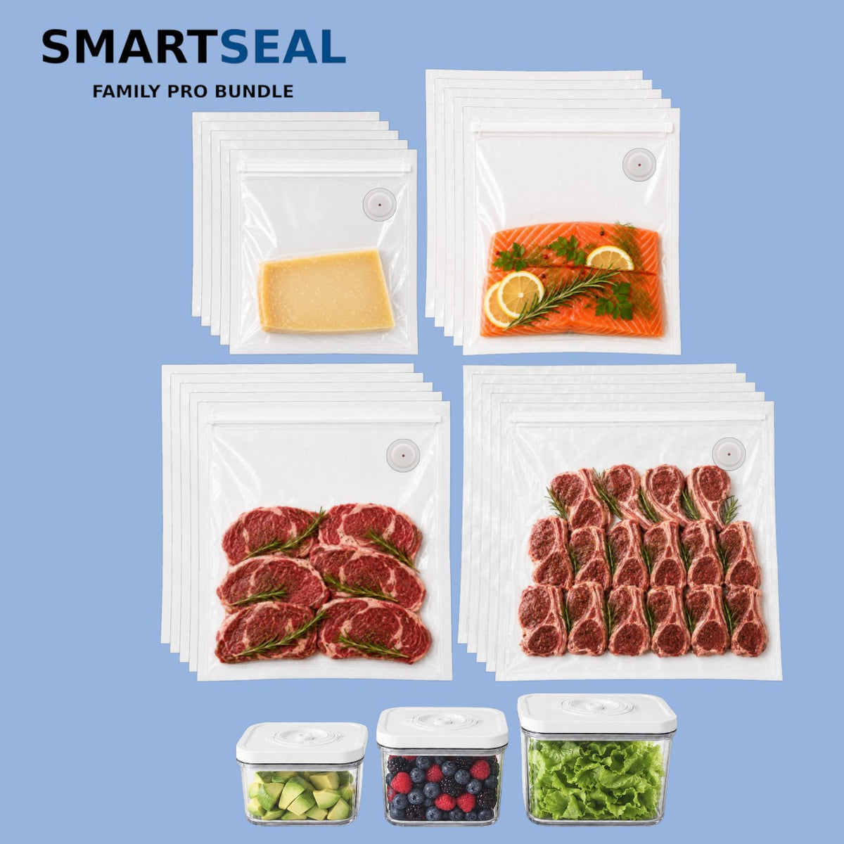 SmartSeal Family Storage Bundle