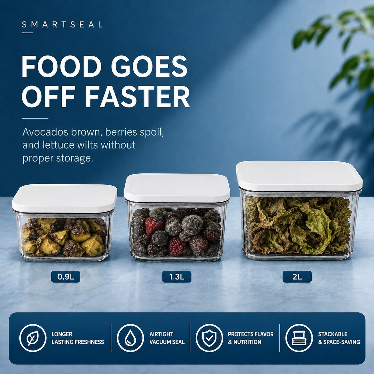 SmartSeal Vacuum Canister Set